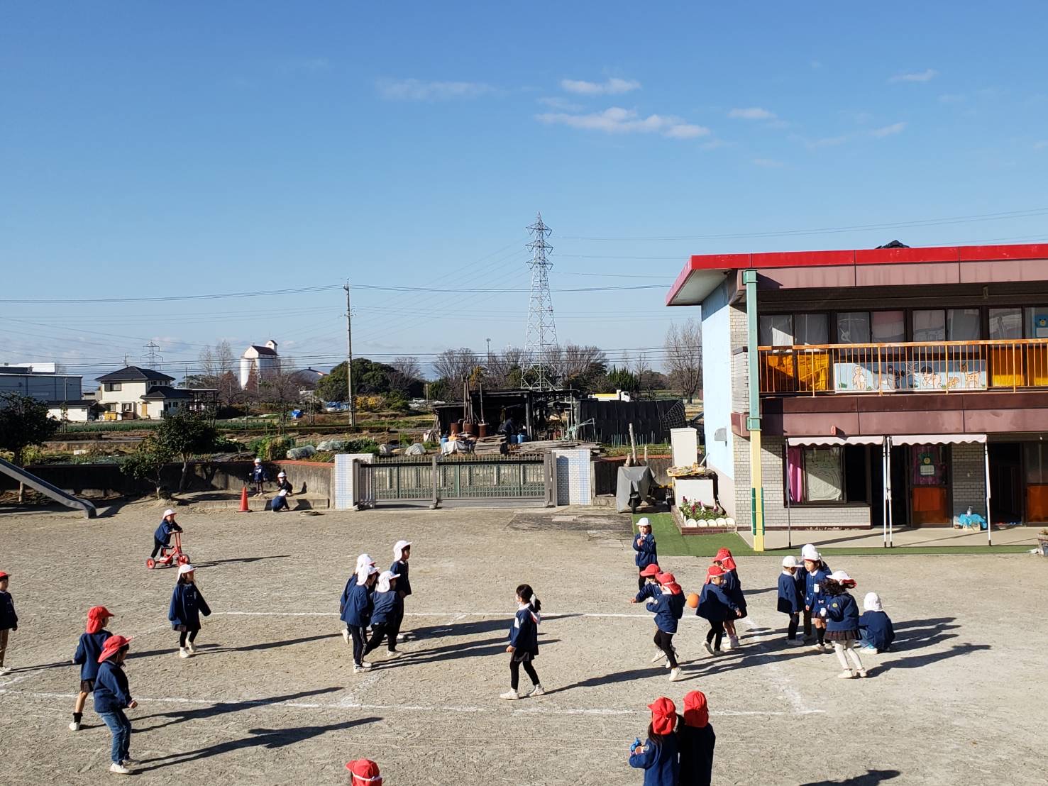 寒くても元気いっぱい - 明法学園