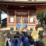 11月の千秋幼稚園①園内七五三