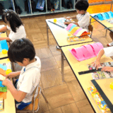 夏祭りの準備🎐と久しぶりの・・🎵千秋幼稚園