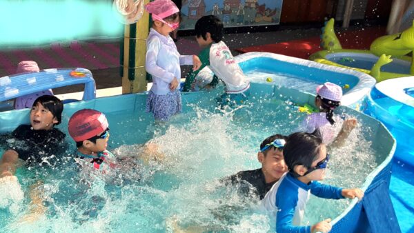 夏🌞水あそび！！千秋幼稚園